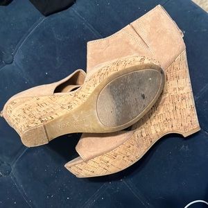 Beautiful suede wedge sandal
